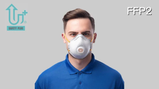 Máscara respiratória descartável para poeira e poluição